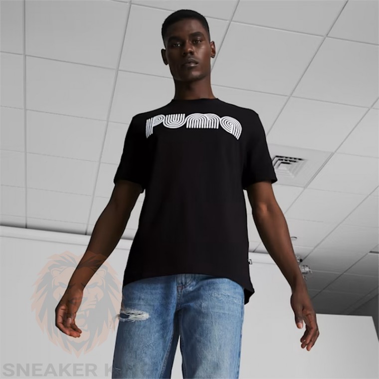 Футболка Puma Maze Graphic Tee black 678786 01